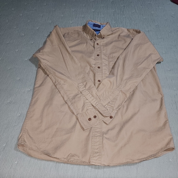 Ralph Lauren Men's Khaki Button-Down Shirt - Picture 4 of 6